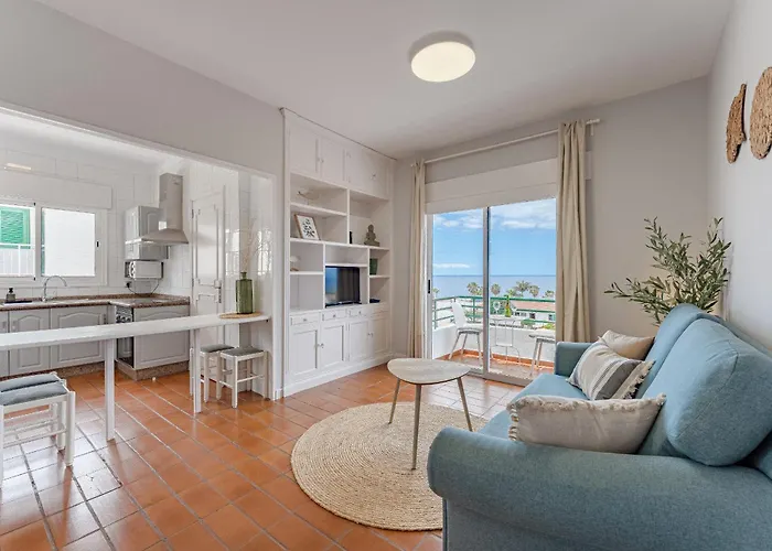 2bdr Ocean View & Large Private Terrace In Апартаменты Пуэрто-де-Сантьяго